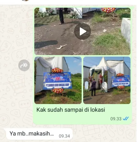 Pengiriman Karangan Bunga Samar Pagerwojo